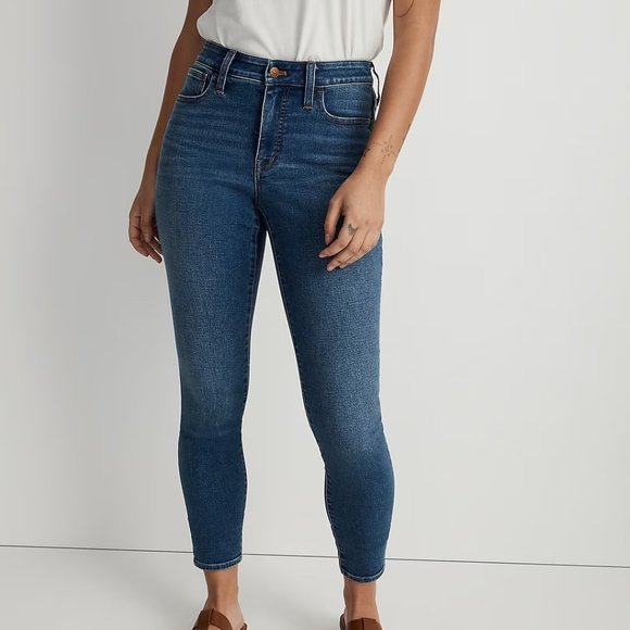 Madewell Curvy Roadtripper Authentic Skinny Jeans in Roselawn Wash Size 23 - Picture 1 of 9